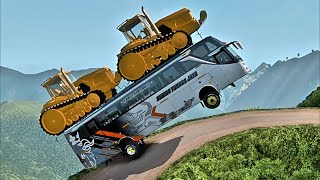 Bus Driver Encounters the Worlds Most DANGEROUS Road Eps015  Euro Truck Simulator 2  Dangerous [upl. by Euv]