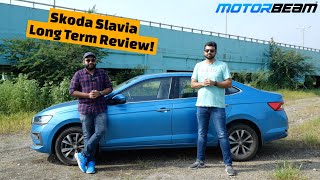 Skoda Slavia Long Term Review  NigglesMileageComfortPerformance  MotorBeam [upl. by Aylad547]