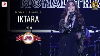 Iktara  Live  Amazon Great Indian Festival  Monali Thakur [upl. by Roby]