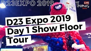 D23 Expo 2019 Show Floor Walkthrough Live [upl. by Neerroc]