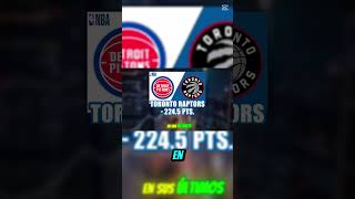 PRONOSTICO DETROIT PISTONS VS TORONTO RAPTORS  15112024 [upl. by Beutner]