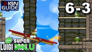 New Super Luigi U 3 Star Coin Walkthrough  Rock Candy Mines 3 Spikes Seesaws [upl. by Aipmylo]