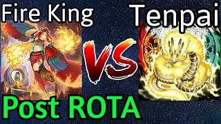 Fire King SnakeEye Vs Tenpai Dragons Post ROTA YuGiOh [upl. by Bethesde]