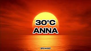 30°C SLOWED  ANNA  Italian Hits [upl. by Hobie179]