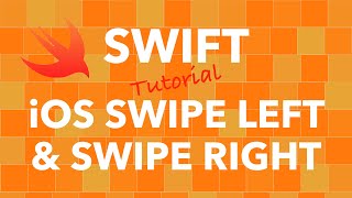 Swift iOS Swipe Left amp Right Gestures Swipe to New View [upl. by Akimal843]