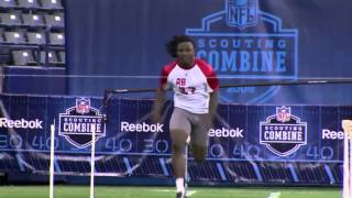 Chris Johnsons 424 second 40yard dash Sets ThenNFL Scouting Combine record [upl. by Ajin]