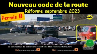 TEST Nouveau examen code de la route Nouvelles questions conformes à la réforme sept 2023 GRATUIT [upl. by Led866]