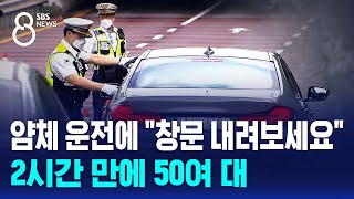 얌체 운전에 quot창문 내려보세요quot…2시간 만에 50여 대  SBS 8뉴스 [upl. by Dranel]