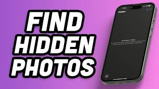 How To Hide and Unhide Photos on iPhone  How To Find Hidden Photos on iPhone iOS 18 [upl. by Aramak468]