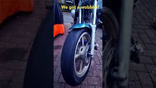 XV1100 wheel wobblebuckle yamaha diy like likeandsubscribe fail [upl. by Hamlin179]