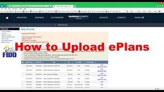 ePlans  How to Upload ePlans [upl. by Lucille]