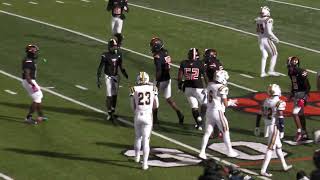 Belleville High School Quarter Back 19 Bryce Underwood 1st down run for 20 yards [upl. by Sirtaeb]