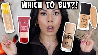 👀🚨COMPARING THE NEWEST HIGH END FOUNDATIONS OF 2022 WHICH ONE SHOULD YOU BUY  REVIEW amp DEMO [upl. by Jarin]