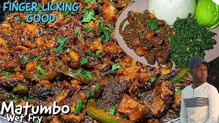 Matumbo wet fry  This matumbo wet fry recipe will have you licking your fingers 😋  Matumbo recipe [upl. by Llemert]