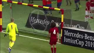 Evangelo Spartiatis 2 goals v Liverpool  Liverpool 34 Atlanta United  Mercedes Benz Junior Cu [upl. by Rego]