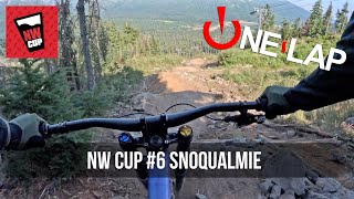 SNOQUALMIE Downhill POV  NW Cup 6 with Luke Strobel [upl. by Hijoung]