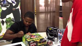 Walter jones aka Zack the black ranger autograph [upl. by Aliban]