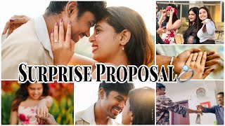 Surprise Proposal Day  Diya Krishna  Aswin Ganesh [upl. by Htur]