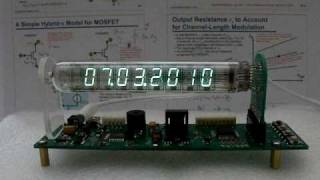 IV18 VFD tube clock  latest version [upl. by Sabra367]