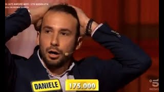 Avanti un altro Daniele vince 175mila euro per lui standing ovation video [upl. by Anaic]