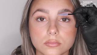 Eyebrow Lift aka Brow Lamination by Thuya NYC  Hottest Beauty Trend [upl. by Ilhsa]