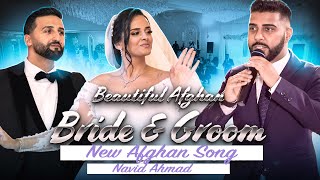 Beautiful Afghan Bride amp Groom Dance  Afghan Song  Boran  Navid Ahmad [upl. by Nemlaz]