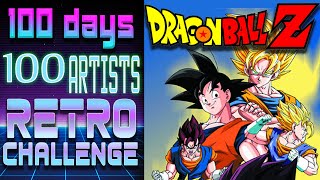 How to draw like DRAGON BALL Z  Retro Challenge [upl. by Iddet426]