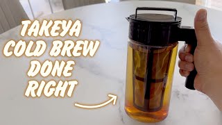 QUICK LOOK Takeya Cold Brew Coffee Maker [upl. by Orly588]