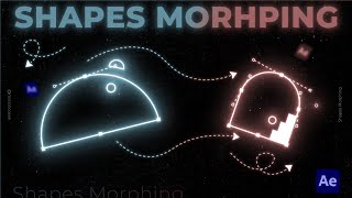 Shapes Morphing in after effects  Full Tutorial  2D motiongraphics [upl. by Yud492]