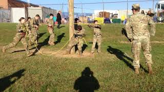 Howard High School BoB Raider Qualifier Co Ed A Rope Bridge 19 Oct 24 [upl. by Cad996]