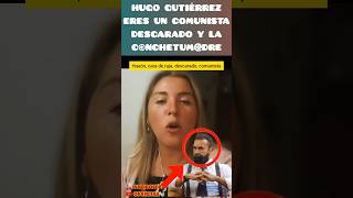 CHILENA DESTROZÓ A HUGO GUTIÉRREZ 😱 shorts politics president chile [upl. by Edmond]