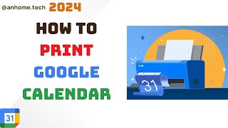 How to Print Google Calendar  Print Your Google Calendar  Easy Guide [upl. by Yllime8]