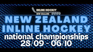 Inline Hockey NZ  Nationals Tuesday morning 1st Oct 2024 [upl. by Itnahs414]