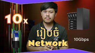 ខ្ញុំ Upgrade Network មក 10Gbps   TerraMaster F8 SSD Plus  Review [upl. by Drhcir259]