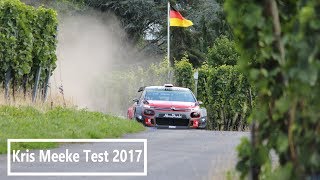 Kris Meeke Test Trittenheim 2017 [upl. by Eniarol636]