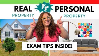 Real Property vs Personal Property MustKnow Differences for Your Real Estate Exam [upl. by Ylsel678]