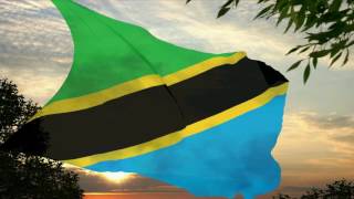 Flag and anthem of Tanzania CC [upl. by Fanchette507]