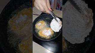 ASMR Frying Chicken Thighs In a Pan  viral yummy friedchicken food satisfying shorts [upl. by Theron]