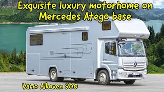 Mercedes Atego motorhome tour  Vario Alkoven 900 [upl. by Ellirpa]