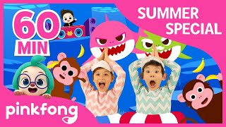 Baby Shark Dance and more  Summer Songs Special  Compilation  Pinkfong Songs for Children [upl. by Naara]