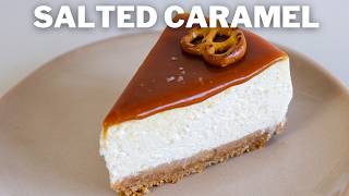 Salted Caramel Cheesecake Recipe [upl. by Aileahcim458]