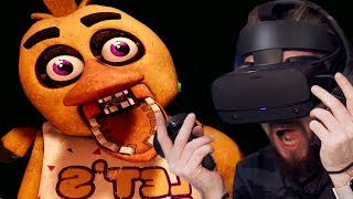 Theyre SO Scary Up Close in Five Nights At Freddys VR FNAF VR  Part 2 [upl. by Nivle]