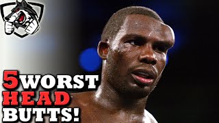 The 5 Worst Headbutts in Sports History [upl. by Micky]