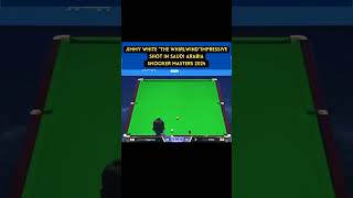 Jimmy White Impressive Shot in Saudi Arabia Snooker Masters 20242024billiards ytshorts snooker [upl. by Nuahsyar]