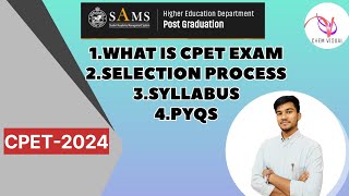 All information about CPET2024  Selection Process Eligibility criteria And Syllabus [upl. by Ghiselin]