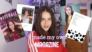 How to make your own magazineTHE SIMPLE WAY [upl. by Nnaycnan235]