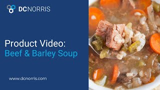 Beef amp Barley Soup  Jet Cook  DC Norris [upl. by Lahcim]