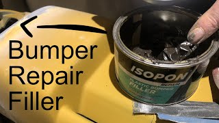 ISOPON Repair Plastic Bumper Filler Ultra Flexible  Review isopon [upl. by Nuahs]