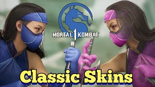 MK II Kitana vs MK II Mileena  Classic Skins  Mortal Kombat 1 Khaos Reigns gameplay [upl. by Ravi425]