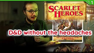 A better alternative to DampD for small groups and solo RPGs  Scarlet Heroes explained in 16 min [upl. by Leuqram]